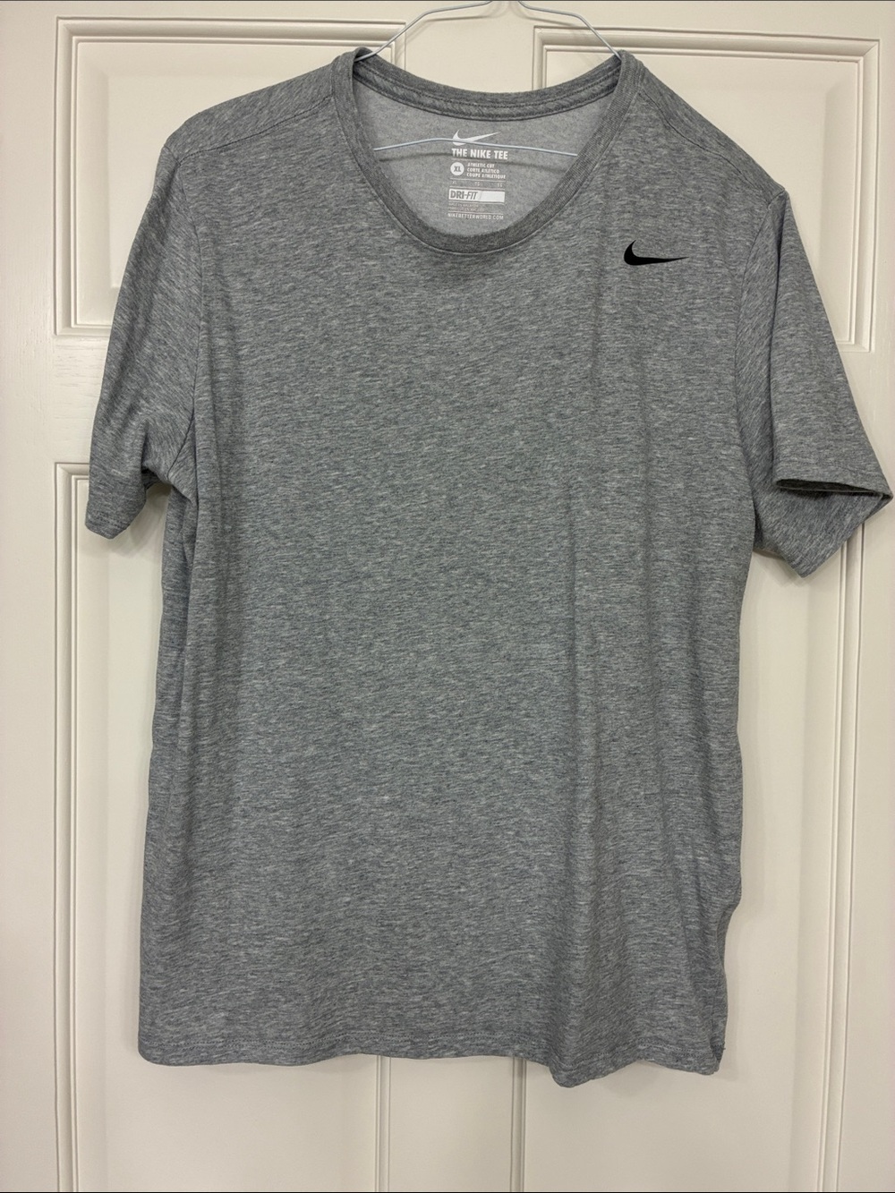 Nike Men’s Heather Gray Dri-FIT Short Sleeve Tee Size XL